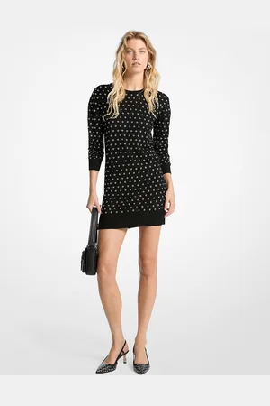 Michael Kors MKVestido de lana con ojales - - Michael Kors