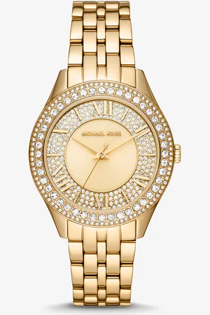 Michael Kors MKReloj Harlowe en tono con incrustaciones - - Michael Kors