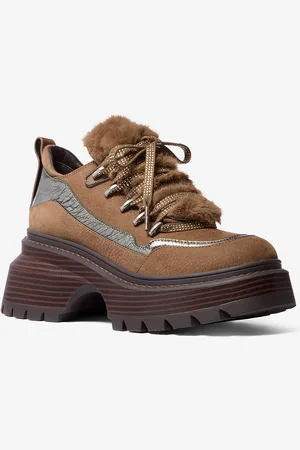 Michael Kors MKBota Shiloh de varios materiales con plataforma - - Michael Kors