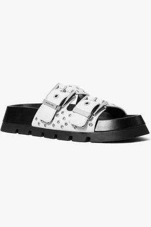 Michael Kors MKSandalia plana Colby de piel con ojales - - Michael Kors