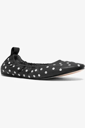 Michael Kors MKBailarina plana Amy de piel con tachuelas - - Michael Kors