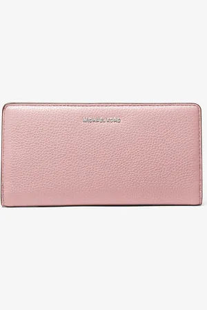 Michael Kors MKCartera grande Bryant de piel granulada con cierre delantero con botón a presión - - Michael Kors