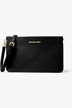 Michael Kors MKBandolera Jet Set grande de piel granulada - - Michael Kors