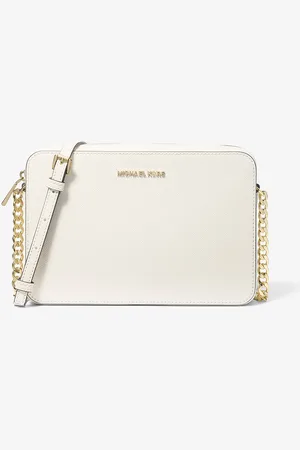 Michael Kors MKBandolera Jet Set grande de piel saffiano - - Michael Kors