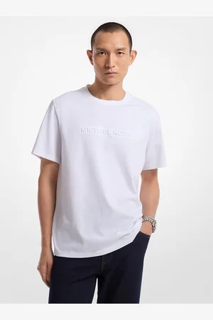 Michael Kors MKCamiseta de algodón con logotipo bordado - - Michael Kors