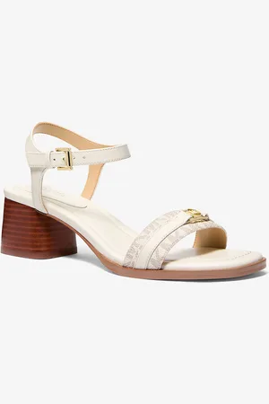 Michael Kors MKSandalia de piel Mandy con logotipo - - Michael Kors