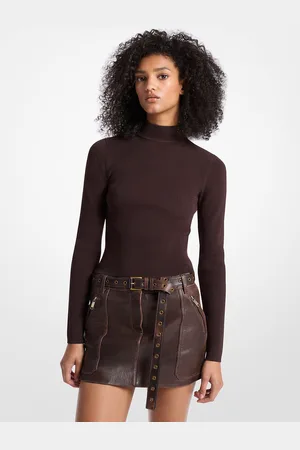 Michael Kors MKJersey de cuello alto de punto acanalado - - Michael Kors