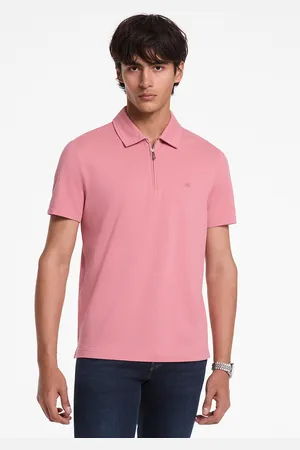 Michael Kors MKPolo de piqué de mezcla de algodón con cremallera - - Michael Kors