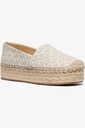 Michael Kors MKAlpargata Lynn con plataforma y logotipo - - Michael Kors