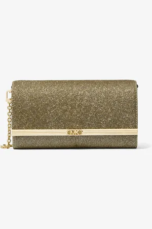 Michael Kors MKBolso de mano Mona grande de malla de cadena brillante - - Michael Kors