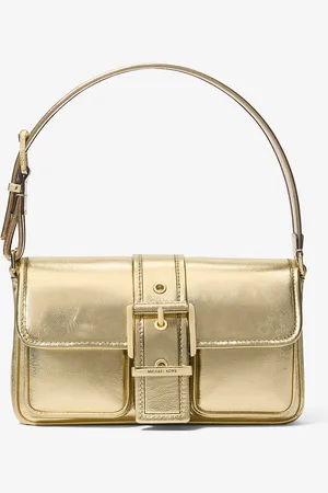 Michael Kors MKBolso de hombro Colby mediano de piel metalizada - - Michael Kors