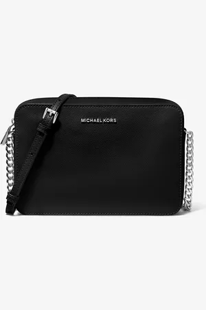Michael Kors MKBandolera Jet Set grande de piel saffiano - - Michael Kors