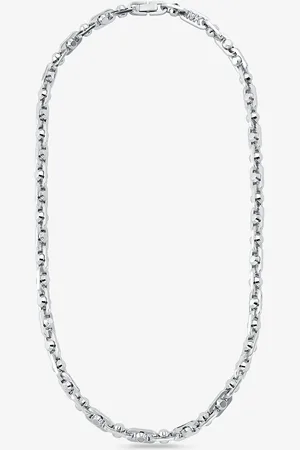 Michael Kors MKCollar Astor Link mediano de latón chapado en metal precioso - - Michael Kors
