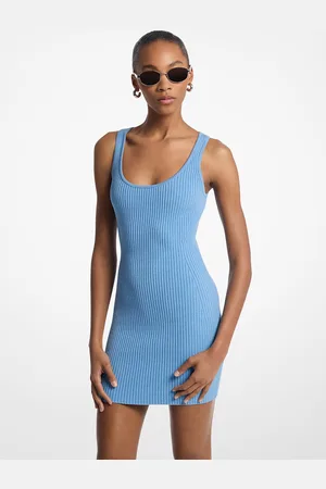 Michael Kors MKVestido de tirantes acanalado de viscosa elástica - - Michael Kors