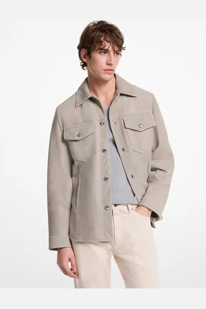 Michael Kors MKChaqueta tipo camisa de ante - Verde - Michael Kors