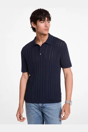 Michael Kors MKPolo de punto pointelle de algodón - - Michael Kors