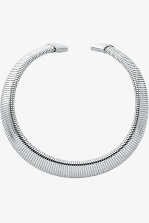 Michael Kors MKCollar tubogas de latón chapado en metales preciosos - - Michael Kors