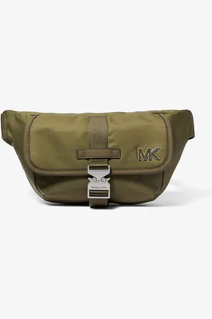 Michael Kors MKRiñonera bandolera Eli tipo aviador de nailon - Verde - Michael Kors