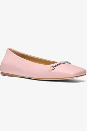 Michael Kors MKBailarina plana Lena de piel - - Michael Kors