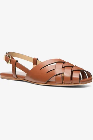 Michael Kors MKSandalia destalonada Irene de piel tejida - - Michael Kors