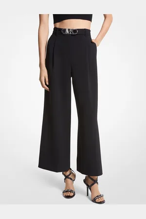 Michael Kors MKPantalón pesquero de sarga elástica con cinturón - - Michael Kors