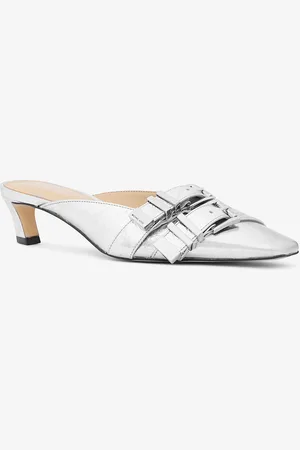 Michael Kors MKMule Darrington de piel cuarteada metalizada - - Michael Kors