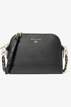 Michael Kors MKBandolera grande tipo cúpula de piel saffiano - - Michael Kors