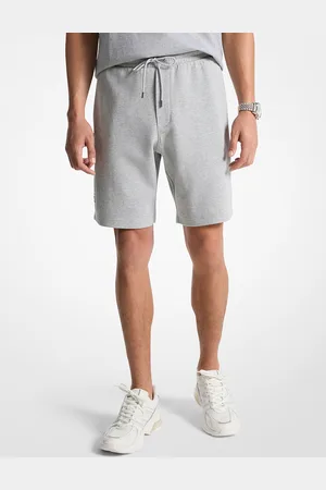 Michael Kors MKPantalón corto de mezcla de algodón con logotipo en relieve - - Michael Kors