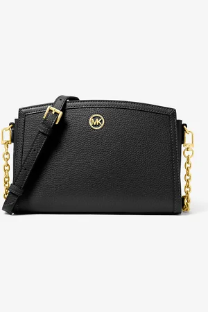Michael Kors MKBandolera Chantal grande de piel granulada - - Michael Kors