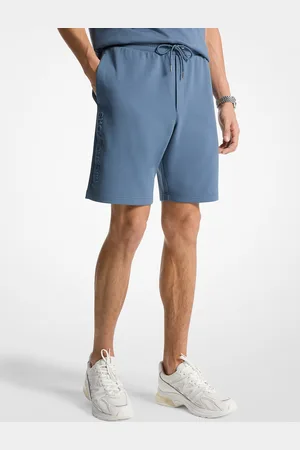 Michael Kors MKPantalón corto de mezcla de algodón con logotipo en relieve - - Michael Kors
