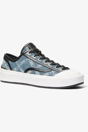 Michael Kors MKZapatilla Jude de jacquard de denim con rombos imperio - - Michael Kors