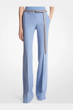 Michael Kors MKPantalón Haylee de campana de crepé texturizado doble - - Michael Kors