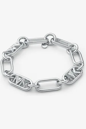 Michael Kors MKPulsera de cadena de eslabones de latón con chapado en metal precioso - - Michael Kors