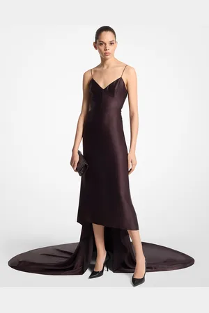 Michael Kors MKVestido lencero largo de satén charmeuse - - Michael Kors