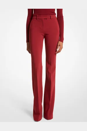 Michael Kors MKPantalón Haylee de campana de crepé granulado elástico - - Michael Kors