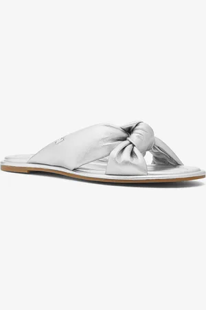 Michael Kors MKSandalia Elena de piel metalizada - - Michael Kors