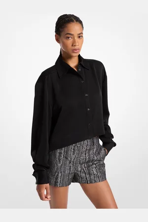 Michael Kors MKCamisa corta de satén - - Michael Kors