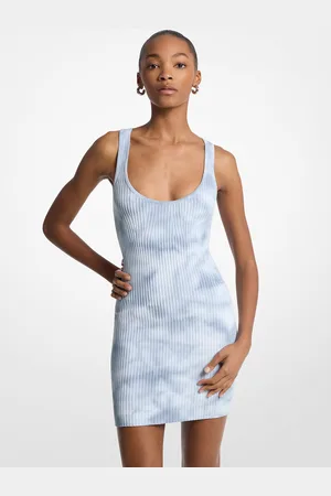 Michael Kors MKVestido de tirantes tie-dye acanalado - - Michael Kors