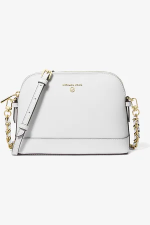 Michael Kors MKBandolera grande tipo cúpula de piel saffiano - - Michael Kors