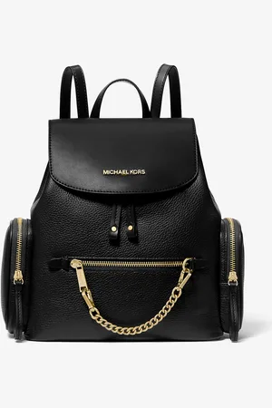 Michael Kors MKMochila Jet Set mediana de piel granulada - - Michael Kors