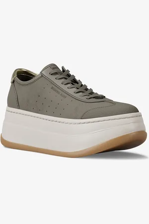 Michael Kors MKZapatilla Hayes de piel con plataforma - - Michael Kors