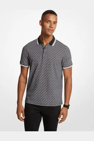 Michael Kors MKPolo Greenwich de punto liso de algodón con estampado de logotipos - - Michael Kors