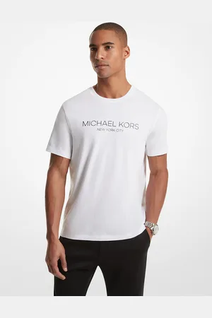 Michael Kors MKCamiseta gráfica de algodón con logotipo - - Michael Kors
