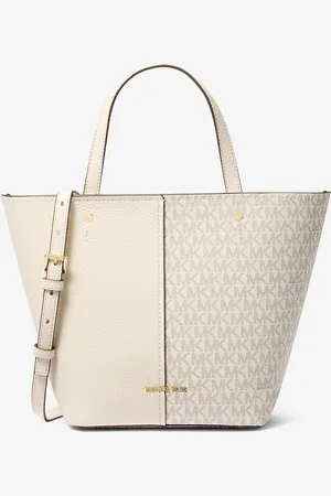 Michael Kors MKBolso tote Flora mediano de piel granulada con logotipo - - Michael Kors