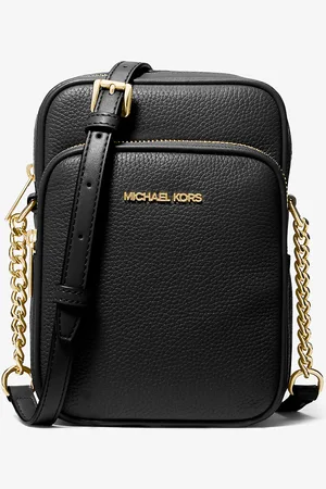 Michael Kors MKBandolera Jet Set Travel mediana de piel granulada - - Michael Kors