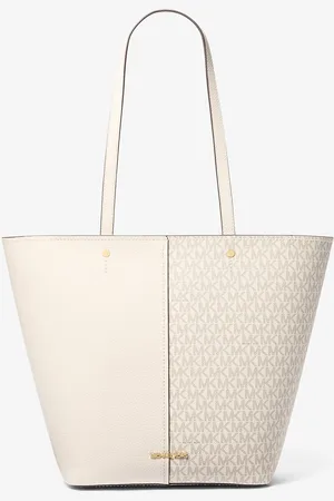 Michael Kors MKBolso tote Flora grande de piel con logotipo - - Michael Kors