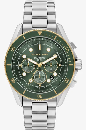 Michael Kors MKReloj Maritime oversize en dos tonos - - Michael Kors