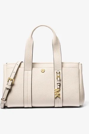 Michael Kors MKBandolera Romee extrapequeña de piel granulada con logotipo - - Michael Kors