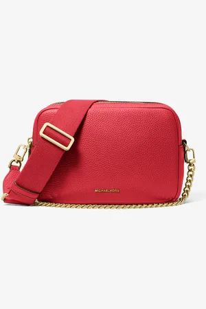 Michael Kors MKBandolera para cámara Bryant mediana de piel granulada - - Michael Kors