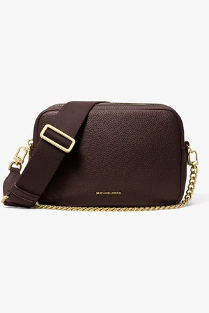 Michael Kors MKBandolera para cámara Bryant mediana de piel granulada - - Michael Kors